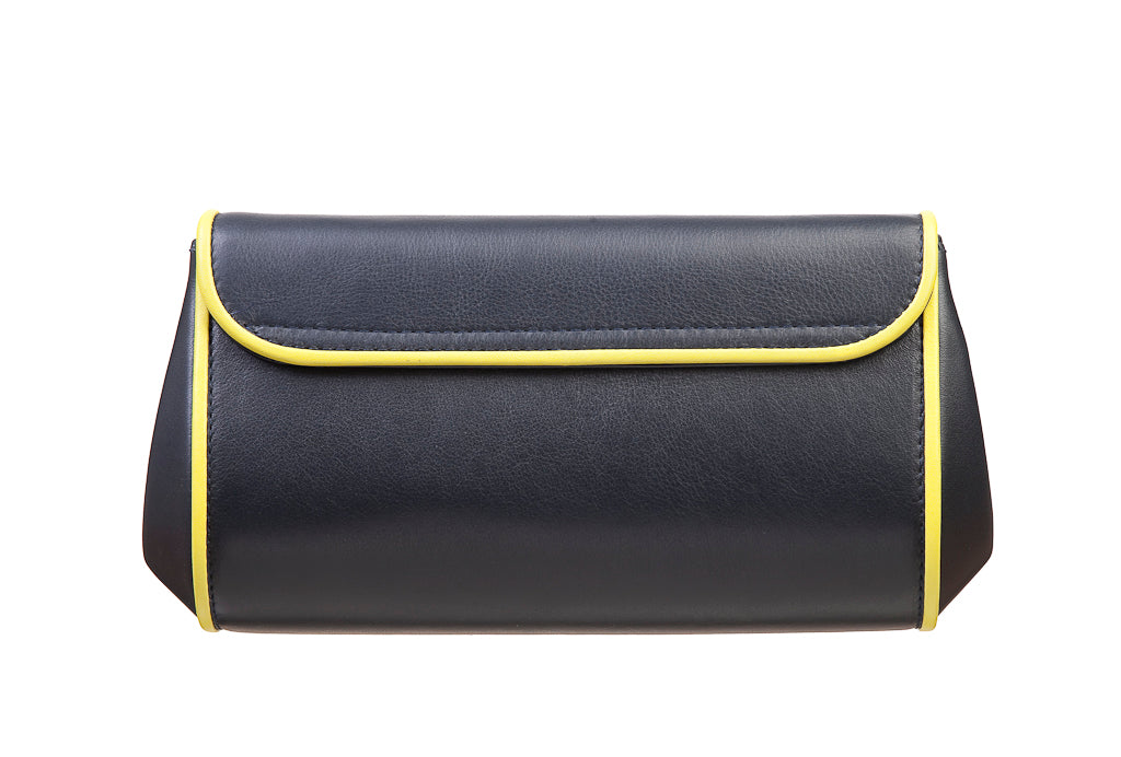 Esther Navy Lemon French Piping