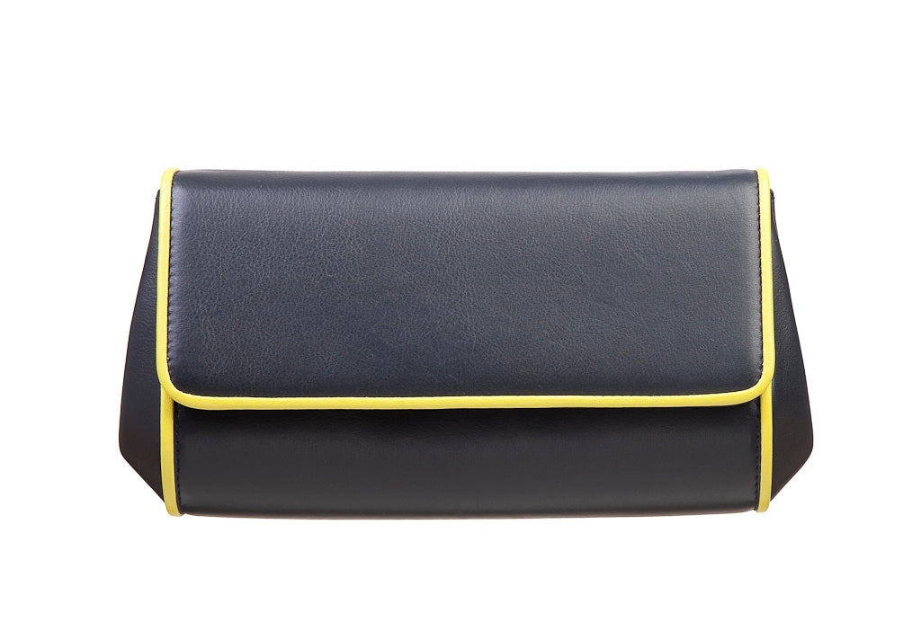 Esther Navy Lemon French Piping